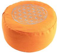 Berk YO-21-OR - Accessori da Meditazione - Cuscino Fiore della Vita, Colore: Arancione