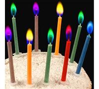 Berkebun Candele per torta di buon compleanno con divertenti portacandele colorati inclusi; per torte di compleanno per renderle una celebrazione magica (12)