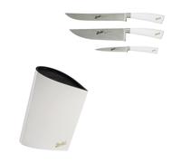 Berkel Ceppo Bag + Elegance Set 3 coltelli chef Bianco
