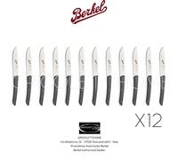 Berkel - Color Nero - Set 12 coltelli bistecca in acciaio - KCO4SW11SRMBL