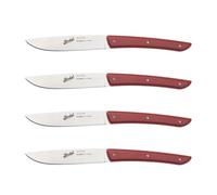 Berkel Set 4 Coltelli per Bistecca Color – Lama liscia 11 cm – Rosso