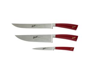 Berkel Elegance, set 3 coltelli chef - rosso Elegance, set 3 coltelli chef - rosso