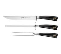 BERKEL Set 3 Coltelli da Arrosto Elegance Nero Nero
