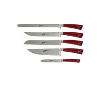 Berkel Elegance, Set di 5 coltelli Chef - Rosso Elegance, Set di 5 coltelli Chef - Rosso