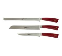 BERKEL Set 3 Coltelli da Prosciutto Elegance Rosso Rosso