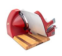 Berkel Home Line 250 Plus - Affettatrice elettrica e compatta, ideale per prosciutto, verdure e formaggi, con tagliere in legno di alta qualità