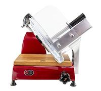 Berkel Red Line 300 - Affettatrice per affettatrice da cucina, con tagliere realizzato a mano, in rovere (RL300-R-FHB)