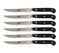Berkel Set di 6 Coltelli da Bistecca Adhoc Nero con Lama Seghettata