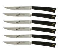 BERKEL Set 6 Coltelli da Bistecca Elegance Nero Nero