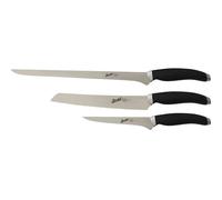 BERKEL Teknica Set 3 Coltelli Prosciutto Nero