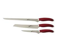 BERKEL Set 3 Coltelli Prosciutto Teknica Rosso Rosso
