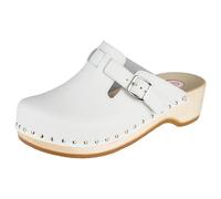 Berkemann Affettatrice a Cinghia, Zoccoli Unisex-Adulto, Bianco Bianco 100, 43 1/3 EU