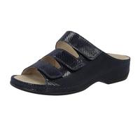 Berkemann Franziska, Pantofole Donna, Blu Scuro Shiny, 42 EU