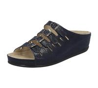 Berkemann Hassel, Pantofole Donna, Blu Scuro Shiny, 37.5 EU