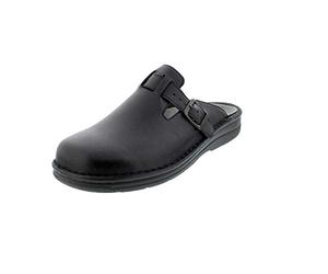 Berkemann Max-Plus, Pantofole Uomo, Nero, 44.5 EU Larga