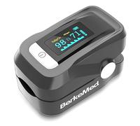 BerkeMed Saturimetro,Pulsossimetro da Dito,Saturimetro da Dito Professionale Certificato,con OLED Display,Adatto Per Bambini, Adulti, Anziani, Famiglie e Ospedali