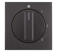 Berker 1096160600 - Centrale con manopola per interruttore a 3 livelli, B.3/B.7, antracite opaco