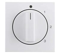 Berker 1096898900 - Centrale con manopola per interruttore a 3 livelli, S.1, bianco polare lucido