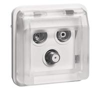 Berker 12033562 - Presa per Antenna W.1 4011334440918