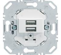 Berker 260209 USB-Ladesteckdose 230V 2fach 3.0A Tragring eck. polarw.