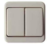 Berker 300840 Wippenschalter Aufputz weiß, glänzend