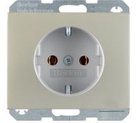 Berker 47157004 Hager - Type F - Stainless steel - Plastic - Thermoplastic - 2