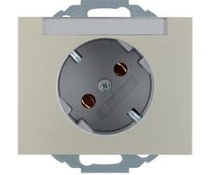 Berker 47287104 - Type F - DIN-rail - Stainless steel - Thermoplastic - IP20 -