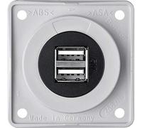 Presa USB 12 V bianca