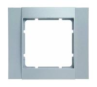 Berker B.1 1-fach Telaio Alluminio/Argento Opaco 10111404 B1 Copertura Copertura