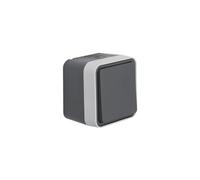 BERKER 50453525 - Taster, Schließer AP W.1 grau