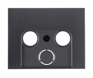 Berker - Coperchio P/presa TV-FM-SAT Antracite Series K1/K5 Ref. 6514030120