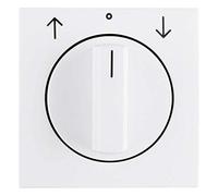 Berker Elemento Centrale con manopola 1080898900 Jal. S.1/B.x PW S.1 4011334507567 - Copri Interruttore