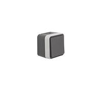 BERKER 30763505 - Wechselschalter AP W.1 grau