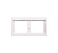 Berker K.1 doppio telaio orizzontale bianco neve 13637009