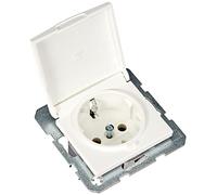 Berker 47511909 Hager - Type F - White - Plastic - Thermoplastic - 250 V - 16