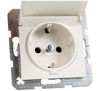 Berker 47518989 - Type F - White - Thermoplastic - IP20 - 250 V - 16 A