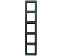 Berker Q.1 telaio quintuplo antracite velluto 10156086