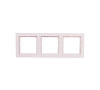 Berker Q.3 telaio triplo bianco, velluto 10136099