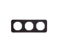 BERKER R.1 Telaio triplo orizzontale/verticale IP20 nero 10132145