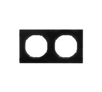 Berker R.3 telaio doppio nero 10122245