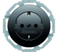 Berker SCHUKO 47452045 - Presa Schuko, colore: Nero lucido