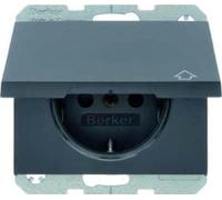 Berker SCHUKO 47517206 - Presa con coperchio ribaltabile K.1 4011334296447