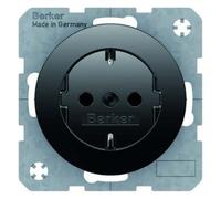 Berker Steckdose SCHUKO 47432045 schwarz glänzend presa energia Tipo F Nero