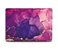 Berkin Arts Custodia per 15" Microsoft Surface Laptop 5/4/3 2022-2019 Tastiera in Metallo Modello 1872/1873/1953/1979 con Tastiera Cover & Proteggi Schermo Cloisonnismo Viola Moderno multicolore