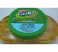 Berkley 1140161 GAOJS5-PW Gulp Alive 5" Jerk Shad 15 Oz Secchio Bianco Perla