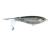 Berkley Choppo Topwater Fishing Lure, Mullet, 1 oz, 120mm Topwater, Enhanced Propeller Surface Area for Maximum Disturbance, Equipped with Sharp Fusion19 Hook