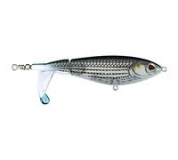 Berkley Choppo Topwater Fishing Lure, Mullet, 3/4 oz, 105mm Topwater, Enhanced Propeller Surface Area for Maximum Disturbance, Equipped with Sharp Fusion19 Hook