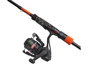 Berkley Combo Urbn Ii Dropshooter, Combo Canna e Mulinello da Pesca, Combo da Pesca a Spinning con Esche Artificiali, Pesca al Predatore, Luccio, Perca, Zander, Unisex, Nero, 2.4 m, 5-25 g