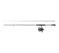 Berkley Combo Urbn Ii Finesse, Combo Canna e Mulinello da Pesca, Combo da Pesca a Spinning con Esche Artificiali, Pesca al Predatore, Luccio, Perca, Zander, Unisex, Nero, 2 m, 3-14 g