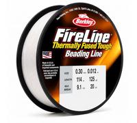 Berkley Fireline Filo Trasparente per Perline e Gioielli | Filo Nylon Resistente per Collana e Braccialetti | Filo Invisibile per Appendere e Creazioni Artigianali | 0.15mm | 114m